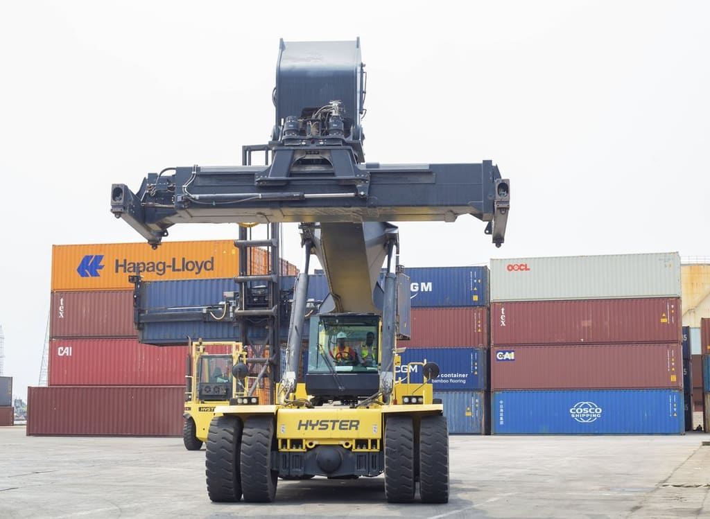 Container handling at the EFL Ikorodu terminal